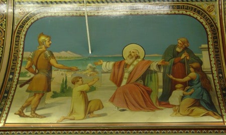 A dramatization of the death of Polycarp