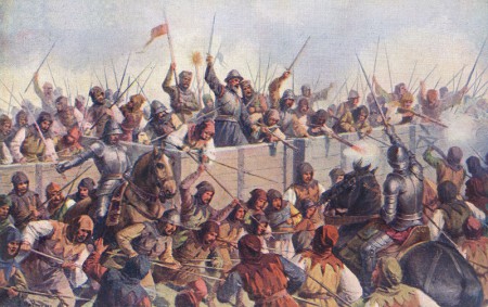 Hussites Fighting at the Battle of Lipan