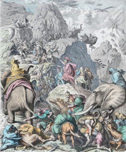 Hannibal's Army Crossing the Alps
