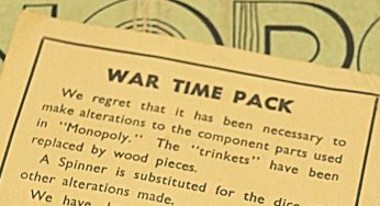 World War II Era Monopoly Set